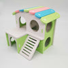 Hamster color swing hamster toy nest seesaw Rainbow Bridge pet