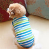 Pet Dog Clothing Cotton Stripe Vest Puppy Cotton